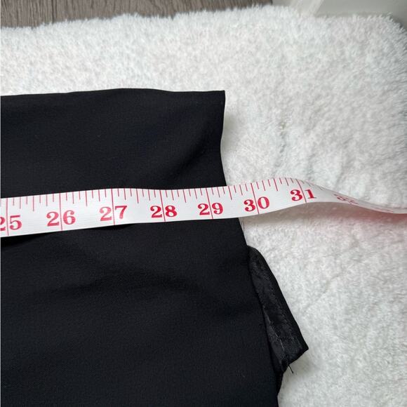 Theory Wool Black Sleeveless Mini Dress Virgin Wool Blend Size 0 - Picture 7 of 10